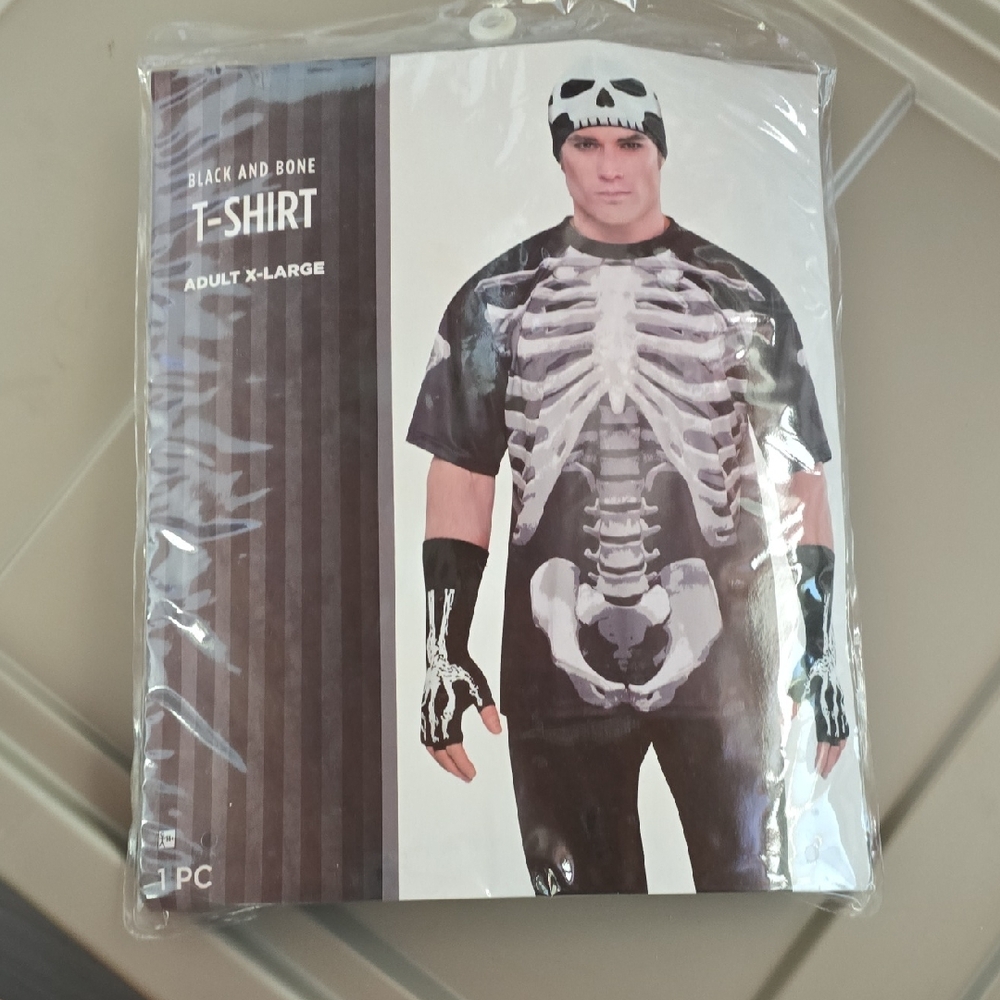 Black and Bone Skeleton T-Shirt